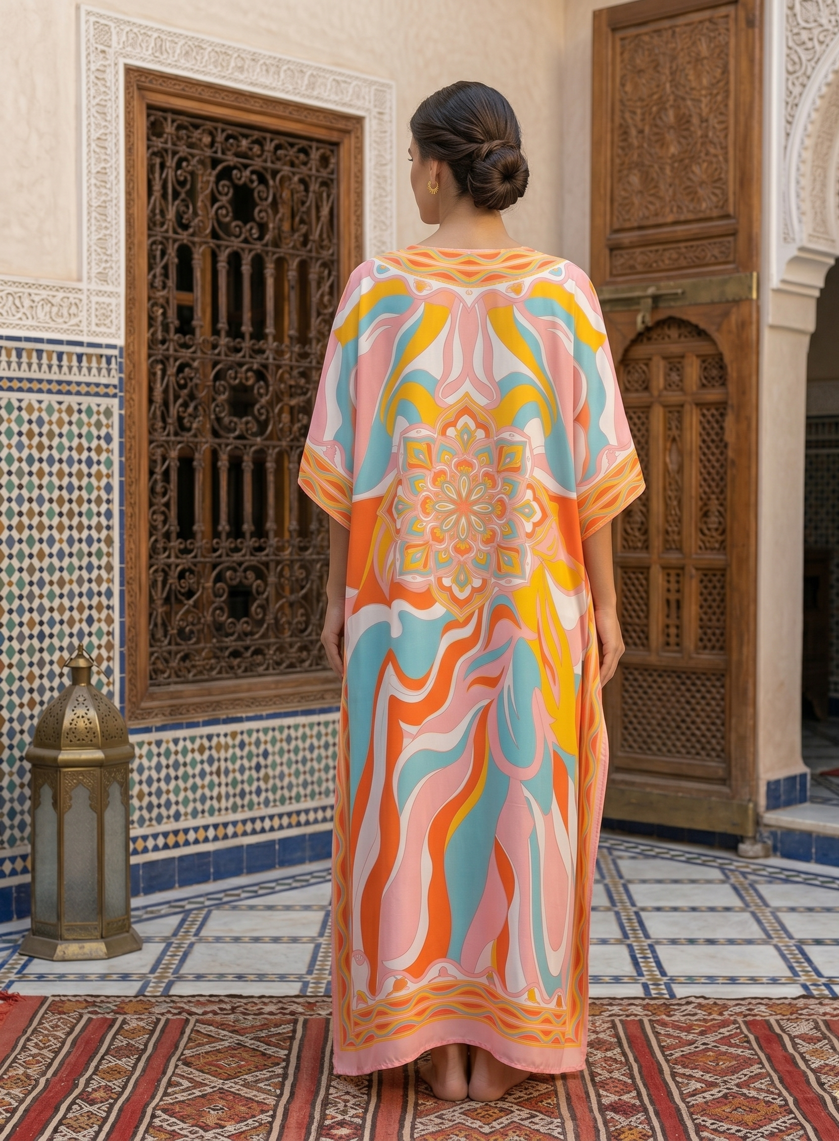 Orange Printed