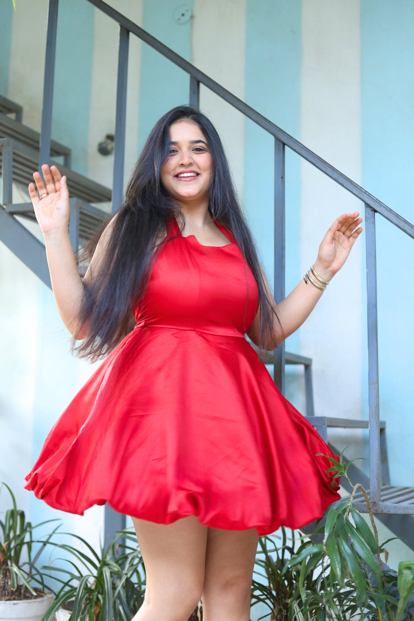 Rosy Patakha Mini Dress