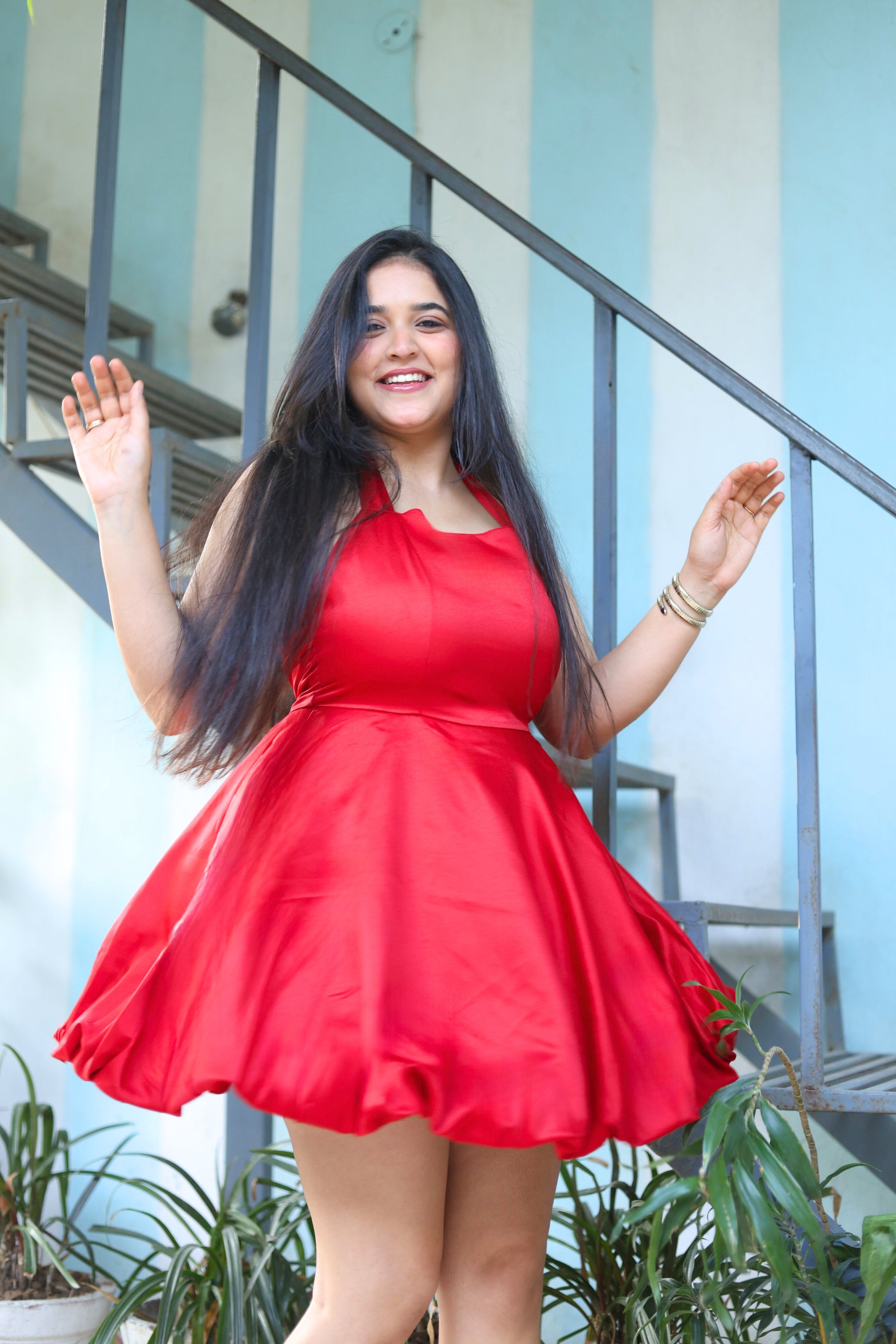 Rosy Patakha Mini Dress