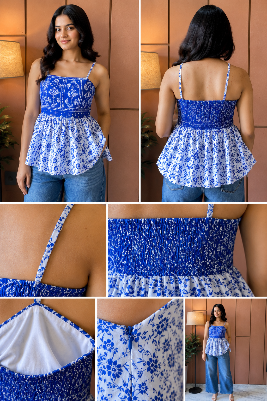 Azure Bloom Top