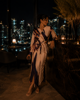 🌙 Starlit Wine Evening Dress