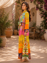 Peacock Bloom Dress