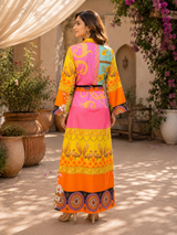 Peacock Bloom Dress