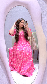 Pink Blossom Floral Maxi Dress 🌸