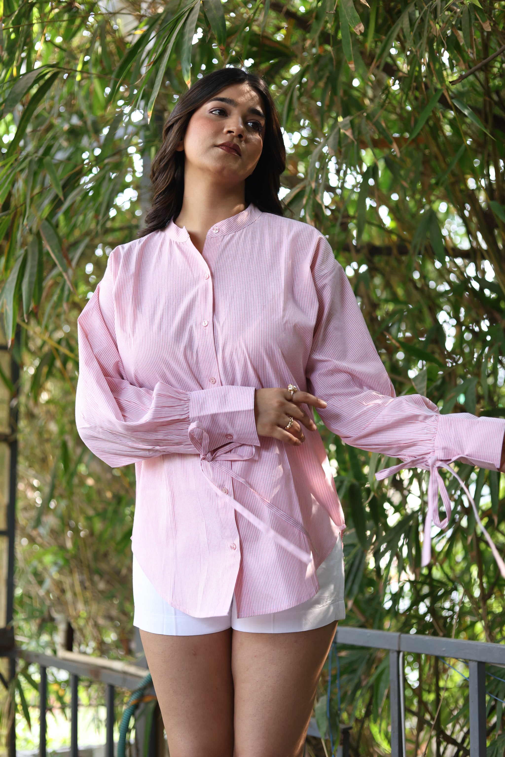 Nakhra Cotton Pink Shirt