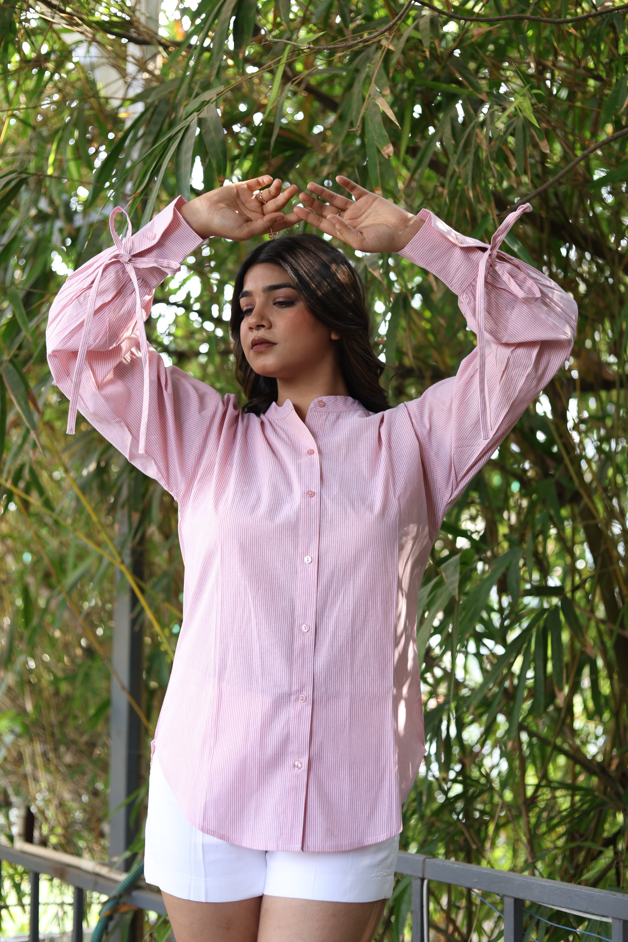 Nakhra Cotton Pink Shirt
