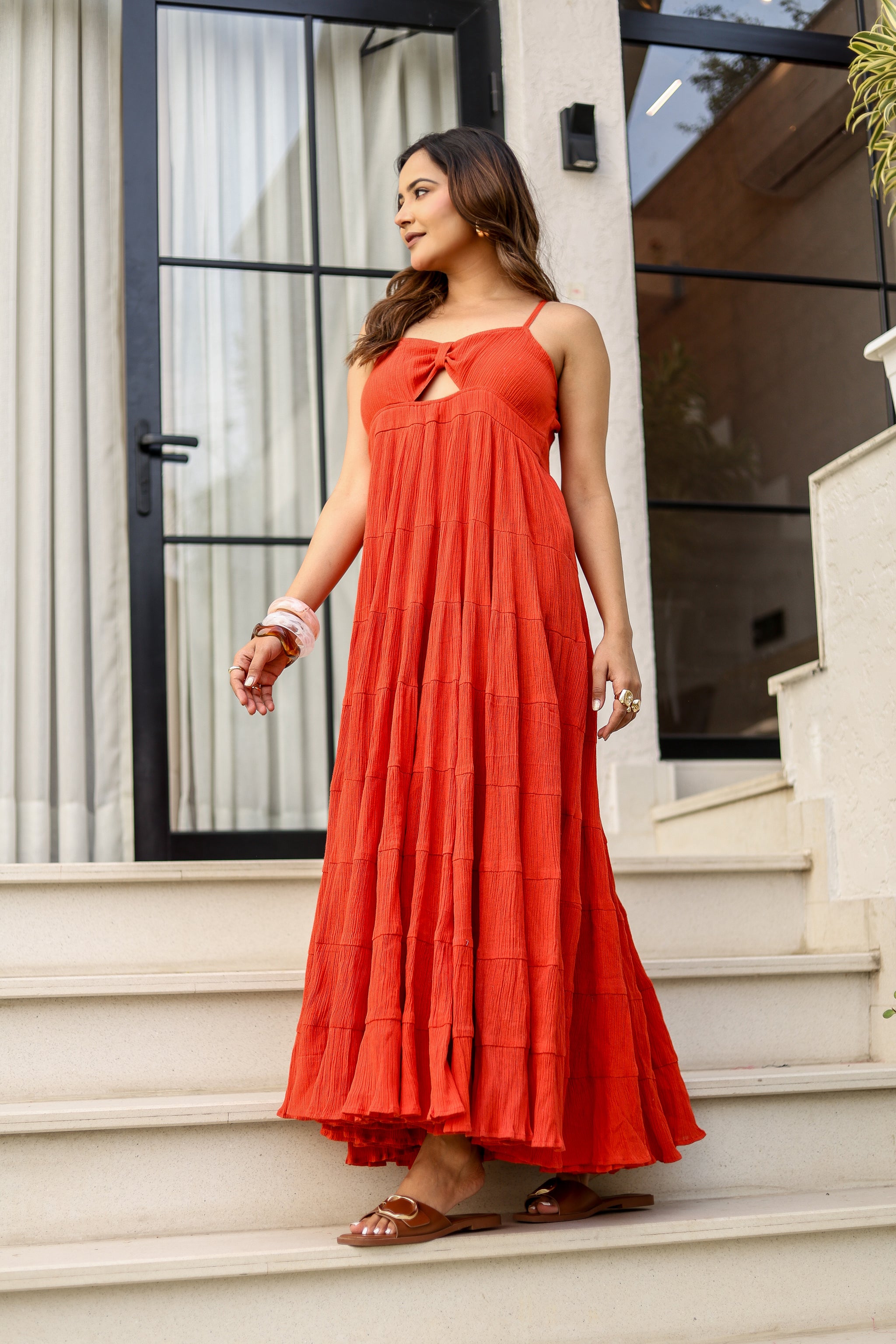 Gulabo Twirl Maxi Dress