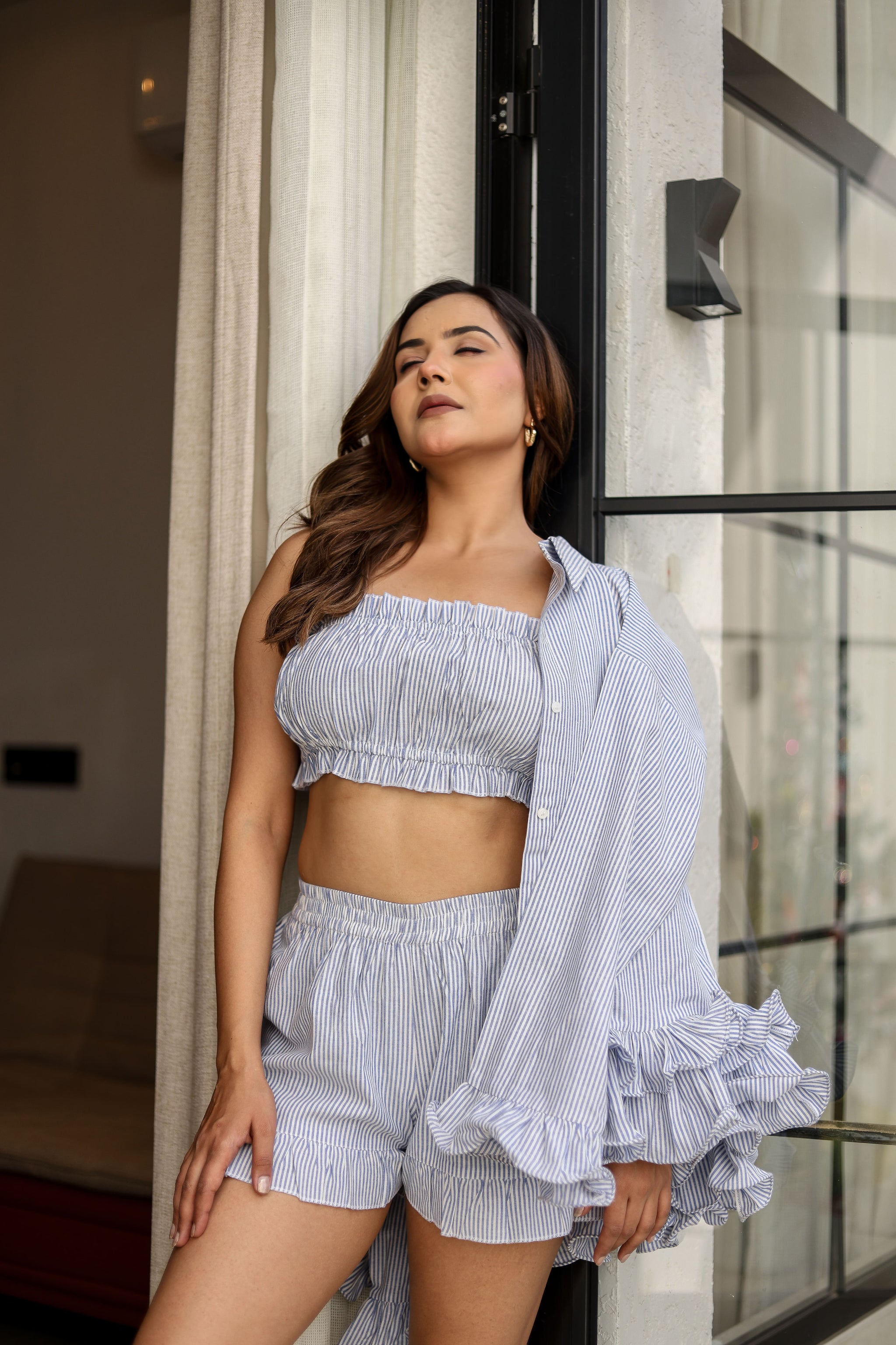Noor Frill Three Pience Coordset