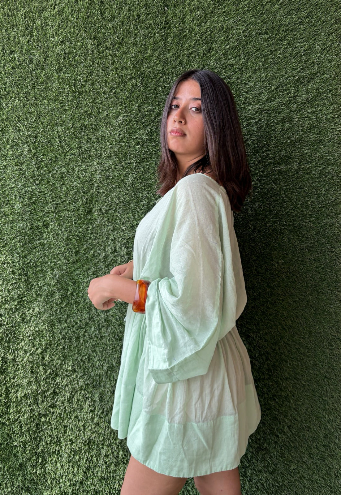 🌿 Mint Shore Cover-Up 🌊