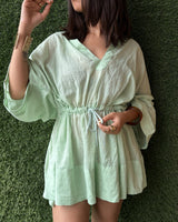 🌿 Mint Shore Cover-Up 🌊