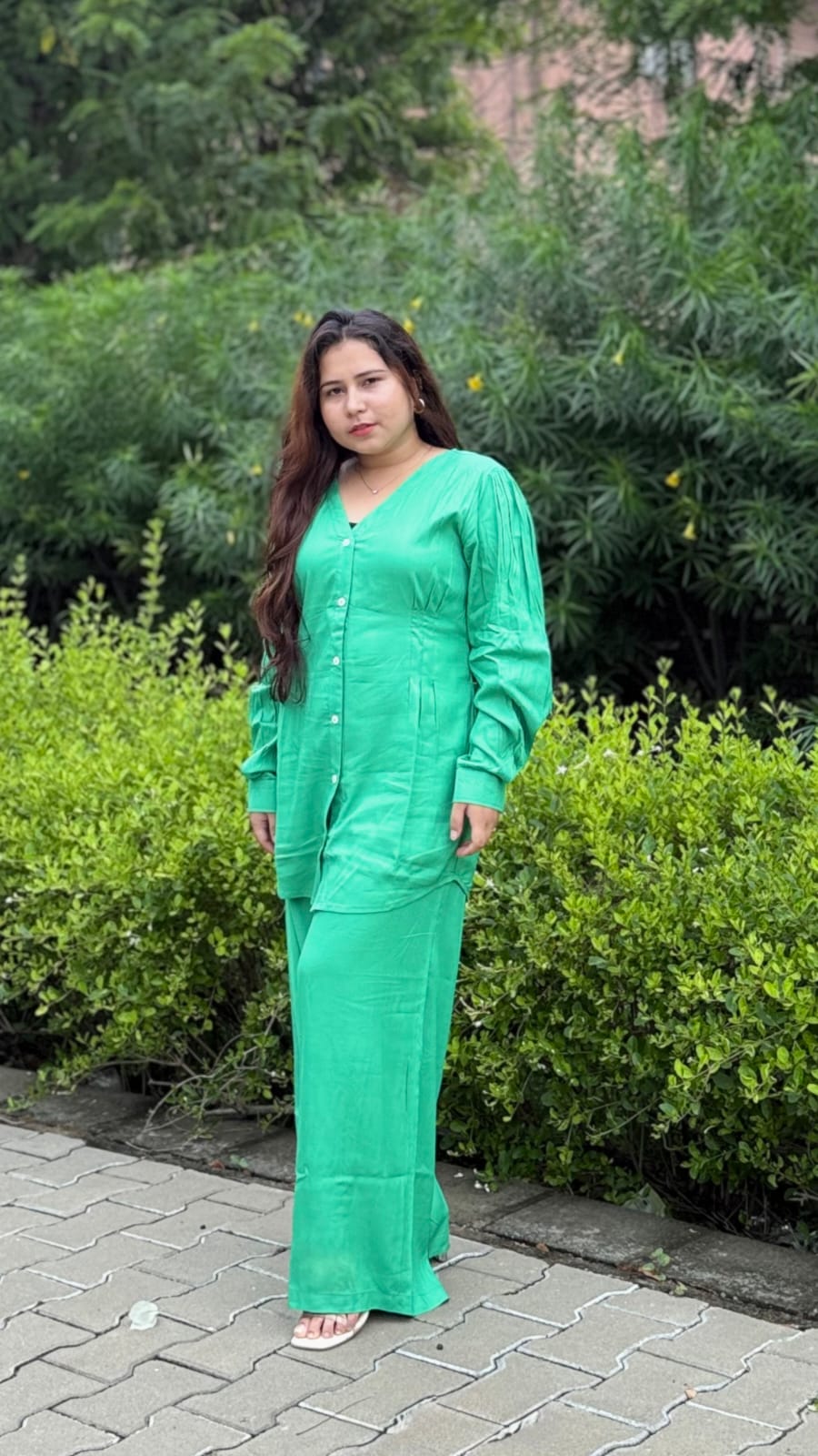 💚 Emerald Serenity Co-Ord Set