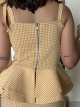 Golden Picnic Dress 🌼☀️