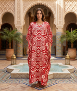 White Red Print