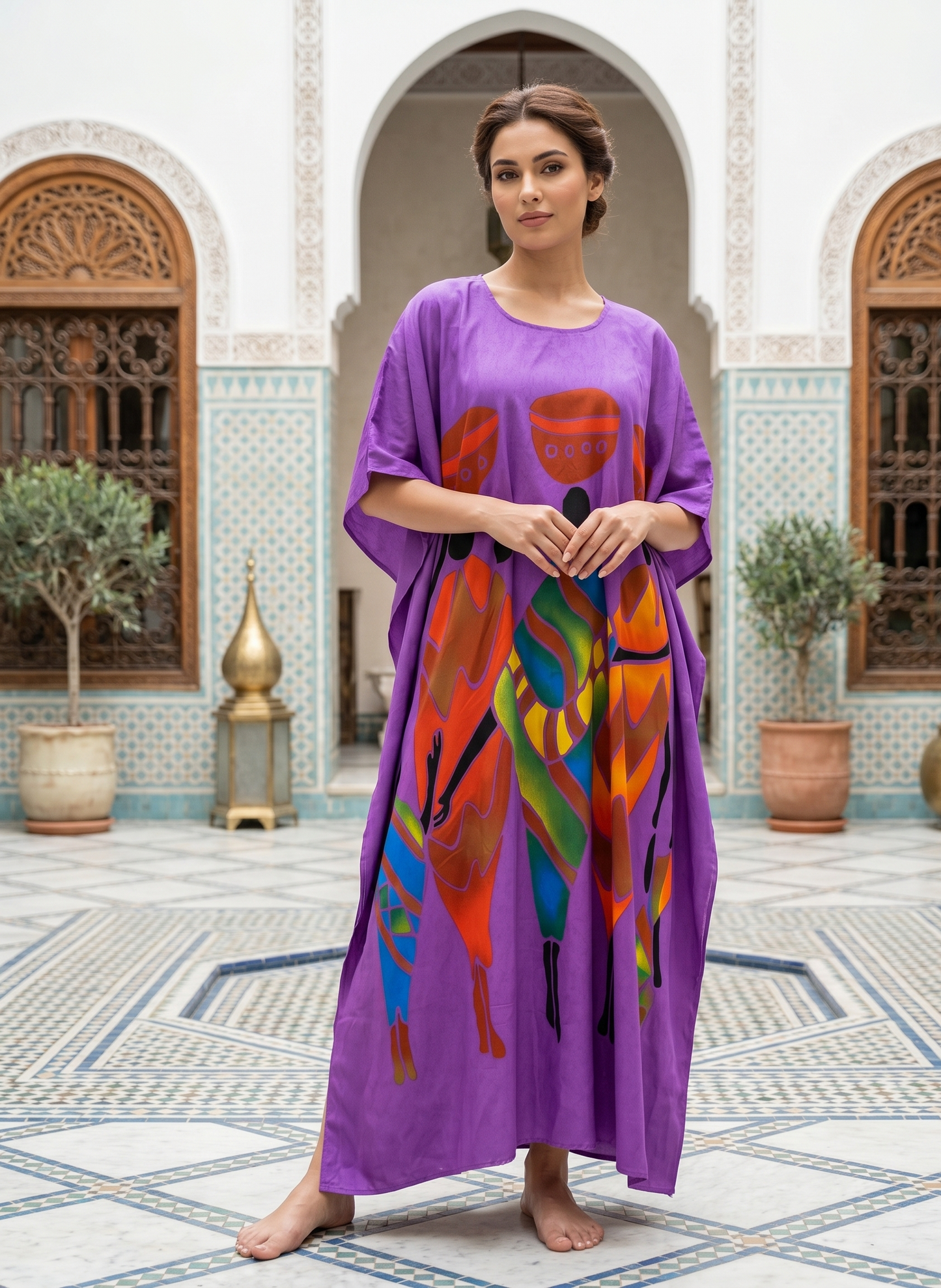 Purple Printed