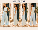 Aqua Pastel Co-ord Set ✨